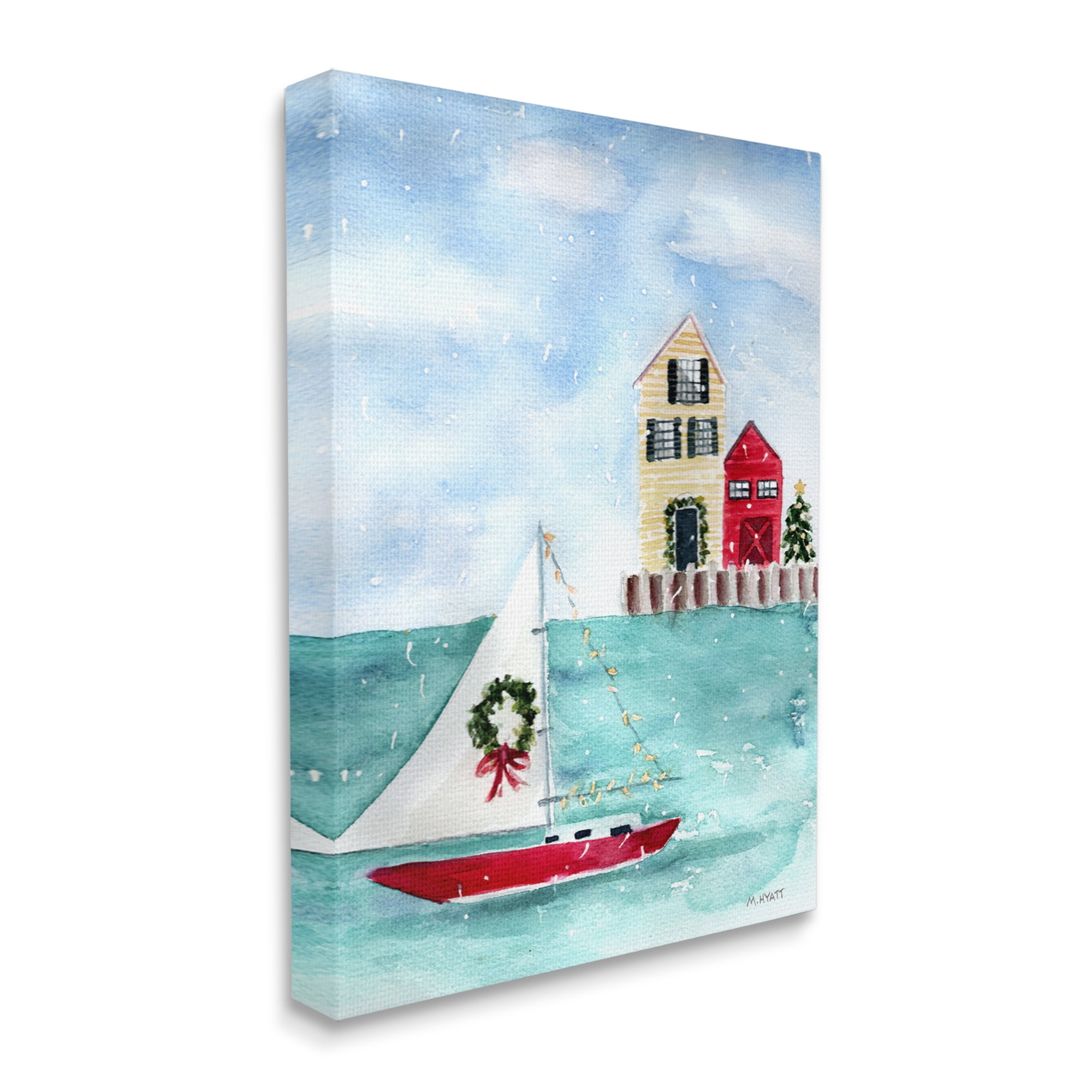 Stupell Home Décor Printed Holiday Canvas Art Print by Melissa Hyatt LLC