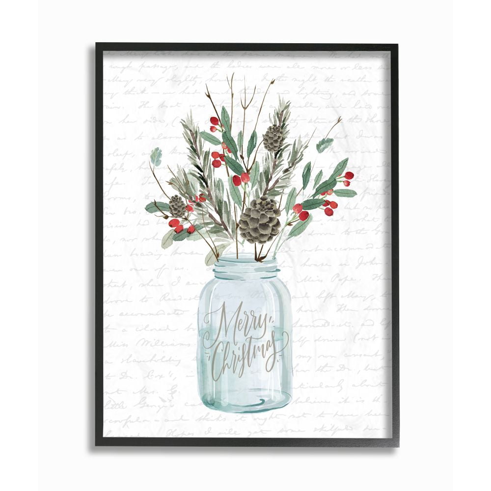 Stupell Home Décor Printed Holidays Framed Art Print, by Lettered and Lined