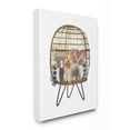 thumbnail image 1 of Stupell Home Décor Puppy Dog Chair Pet Painting Canvas Wall Art by Melissa Wang, 1 of 1