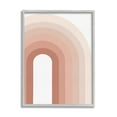 thumbnail image 1 of Stupell Home Décor Rustic Desert Rainbow Geometric Abstraction Terracotta Tones, 16 x 20, Designed by Ros Ruseva, Gray Frame, 1 of 7