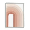thumbnail image 1 of Stupell Home Décor Rustic Desert Rainbow Geometric Abstraction Terracotta Tones, 24 x 30, Designed by Ros Ruseva, Black Frame, 1 of 7