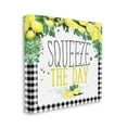 thumbnail image 1 of Stupell Home Décor Squeeze the Day Kitchen Humor Plaid Word Design Canvas Wall Art by the Saturday Evening Post, 1 of 5