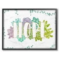 thumbnail image 1 of Stupell Home Décor Text Flowers Framed Art Print, by Ziwei Li, 1 of 3
