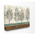 thumbnail image 1 of Stupell Home Décor Tree Line Abstract Gold Blue Landscape Painting Canvas Wall Art by Main Line Studio, 1 of 1