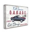 thumbnail image 1 of Stupell Home Décor Vintage Rustic Full Service Garage Sign Sports Car, 24 x 30, Designed by Elizabeth Tyndall, 1 of 5