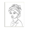 thumbnail image 1 of Stupell Industries Woman Wearing Classic African Headwrap Fluid Line Abstraction , 10 x 15, Designed by Ros Ruseva, 1 of 3
