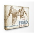 thumbnail image 1 of Stupell Home Décor the Field Awaits Football Vintage Sepia Design Canvas Wall Art by the Saturday Evening Post, 1 of 1