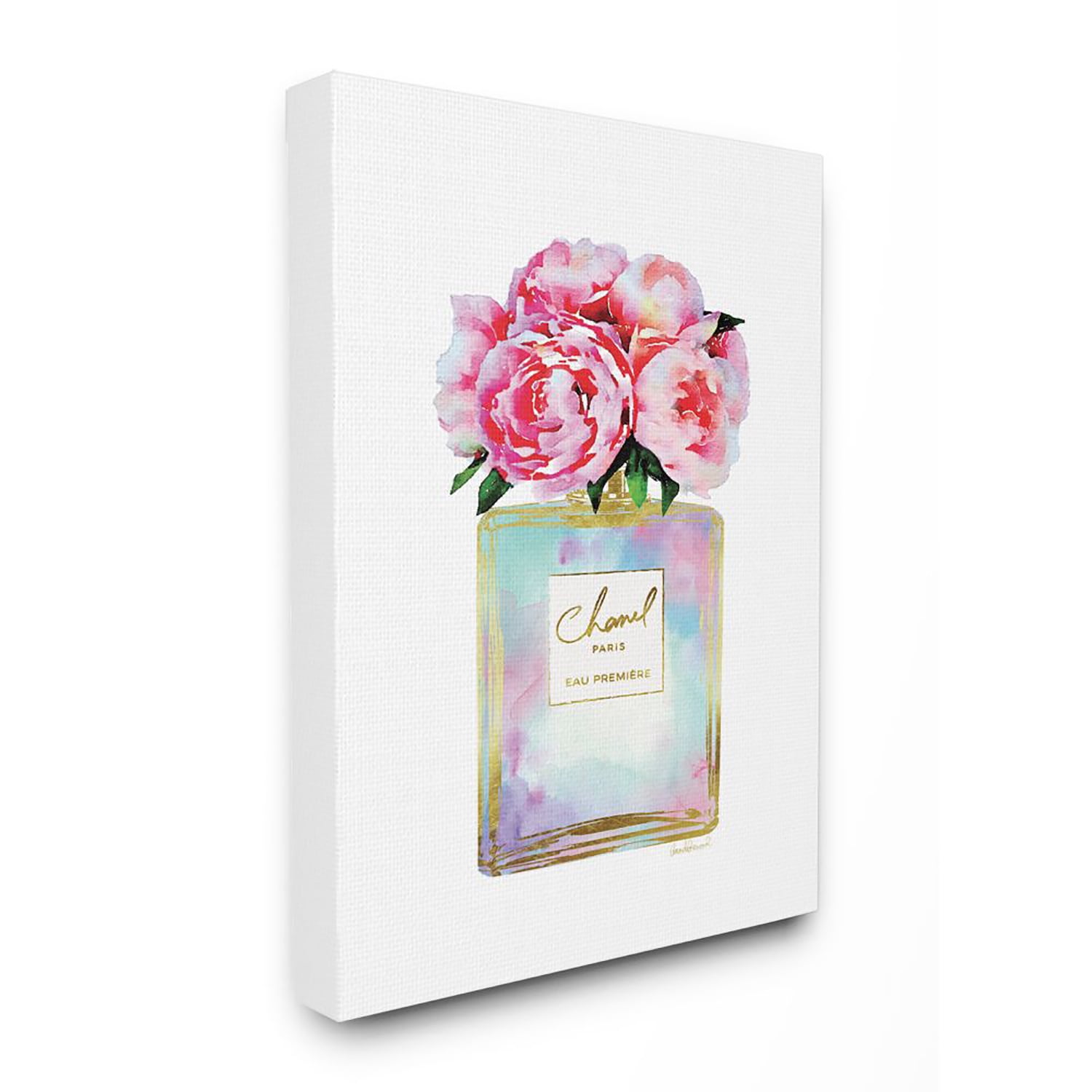 Stupell Home Decor Floral Framed Canvas Art Print, 30" x 1.5"