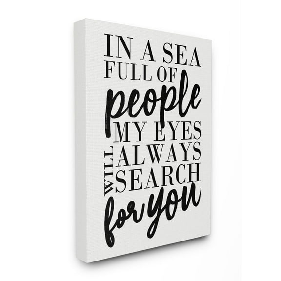 Stupell Home Decor Framed Canvas Art Print, 16" x 1.50"