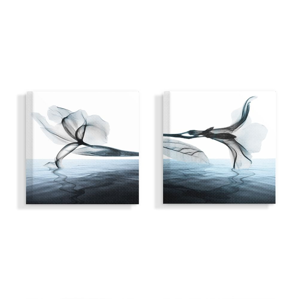 Stupell Home Decor Framed Canvas Art Prints, 25" x 2", Set of 2