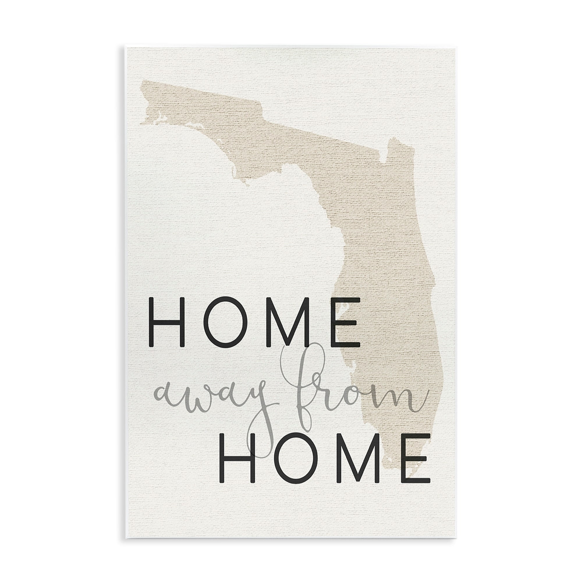 Stupell  Home Sweet Florida Typography Wall Plaque Art 10 x 15