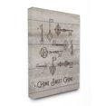 thumbnail image 1 of Stupell  Home Sweet Home Vintage Keys Stretched Canvas Wall Art 16 x 20, 1 of 5