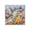 thumbnail image 1 of Stupell Hummingbird Spring Garden Flowers Animals & Insects Painting Gallery Wrapped Canvas Print Wall Art, 1 of 7