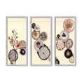 thumbnail image 1 of Stupell Indtries Abstract Flower On Layered Pink Purple Grey Fractals,10 x 24,Design by Laura Van Horne, 1 of 7