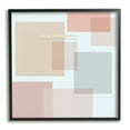 thumbnail image 1 of Stupell Indtries Abstract Patterned Squares Indtrial Geometric Shapes Pink Grey,12 x 12,Design by Melissa Wang, 1 of 7