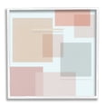 thumbnail image 1 of Stupell Indtries Abstract Patterned Squares Indtrial Geometric Shapes Pink Grey,12 x 12,Design by Melissa Wang, 1 of 7
