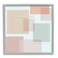 thumbnail image 1 of Stupell Indtries Abstract Patterned Squares Indtrial Geometric Shapes Pink Grey,12 x 12,Design by Melissa Wang, 1 of 7