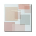 thumbnail image 1 of Stupell Indtries Abstract Patterned Squares Indtrial Geometric Shapes Pink Grey,36 x 36,Design by Melissa Wang, 1 of 6