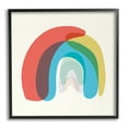 thumbnail image 1 of Stupell Indtries Abstract Rainbow Asymmetrical Arches Opaque Layers,17 x 30,Design by Daphne Polselli, 1 of 7