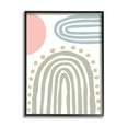 thumbnail image 1 of Stupell Indtries Abstract Rainbow Sky Pink Sun Polka Dots,11 x 14,Design by Elizabeth Medley, 1 of 7
