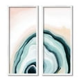 thumbnail image 1 of Stupell Indtries Abstract Seashell Interior Round Curves Blue Beige,10 x 24,Design by Grace Popp, 1 of 5
