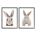thumbnail image 1 of Stupell Indtries Adorable Bunny Cotton Tail Kid's Rabbit Blhing,24 x 30,Design by Amanda Greenwood, 1 of 5