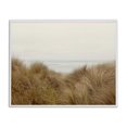 thumbnail image 1 of Stupell Industries Coastal Beach Behind Tall Grass Sun Bleached Ocean Landscape White Framed Giclee Art, 30 x 24, by Ian Winstanley, 1 of 7