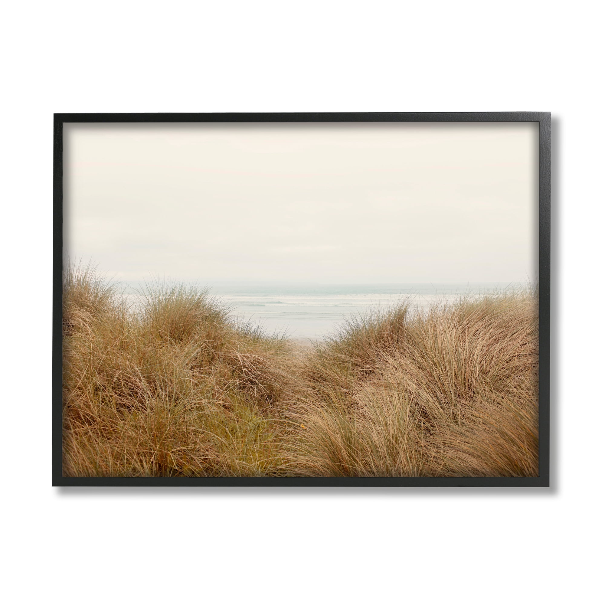 Stupell Indtries Beach Behind Tall Grass Sun Bleached Ocean Landscape,30 x 24,Design by Ian Winstanley