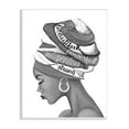 thumbnail image 1 of Stupell Indtries Beautiful Powerful Independent Phrases Woman with Headwrap,13 x 19,Design by Gina Ritter, 1 of 6