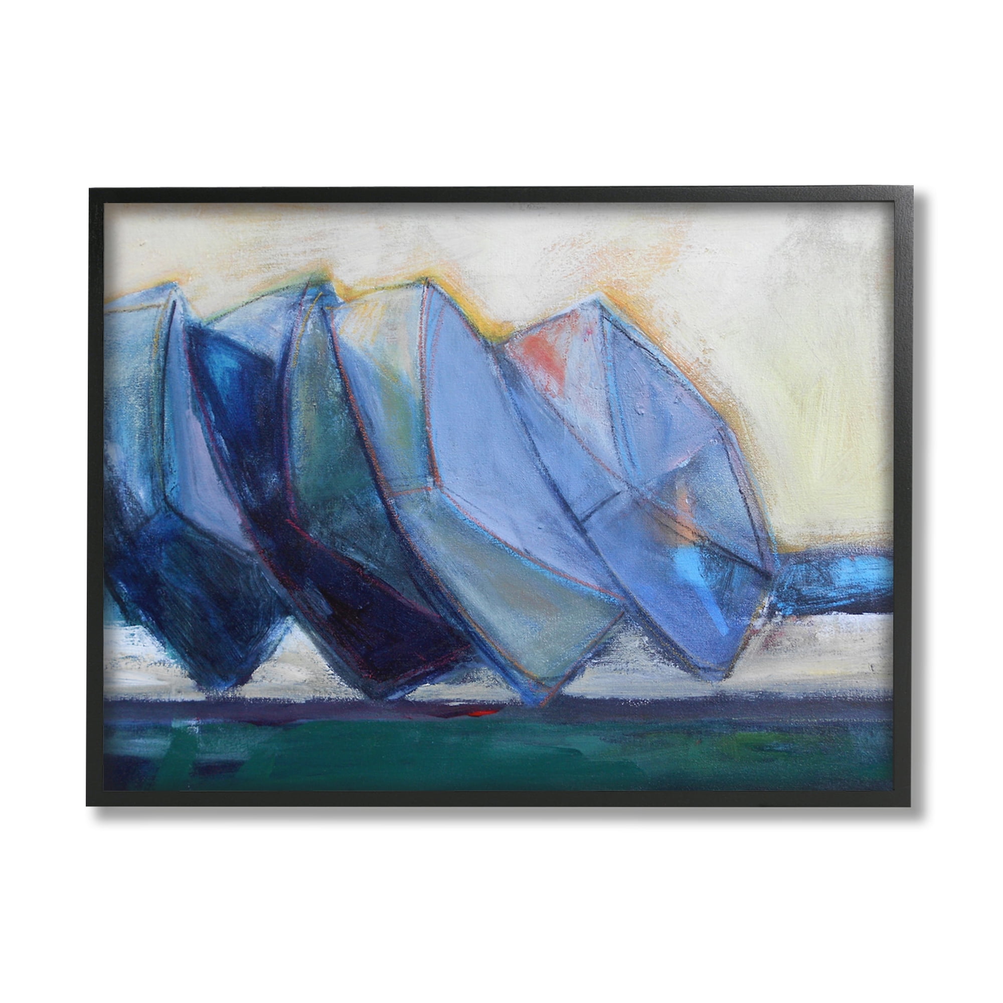 Stupell Indtries Boats Stacked at Shoreline Abstract Beach Still Life,14 x 11,Design by Snne Marie