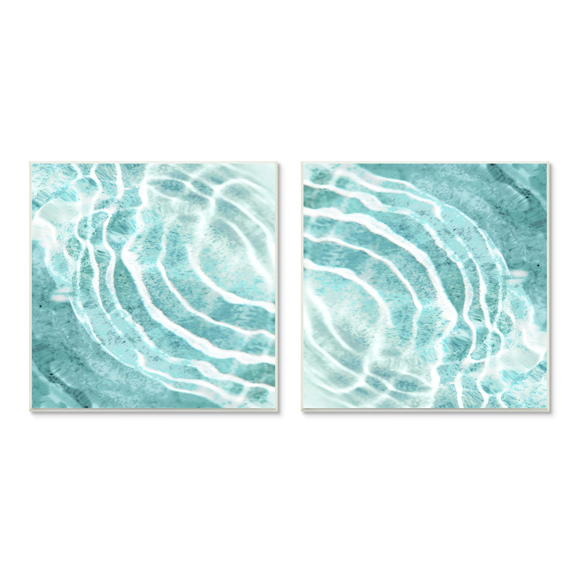 Stupell Indtries Calm Blue Water Ripples Clear Tropical Lake,12 x 12,Design by Maggie Olsen