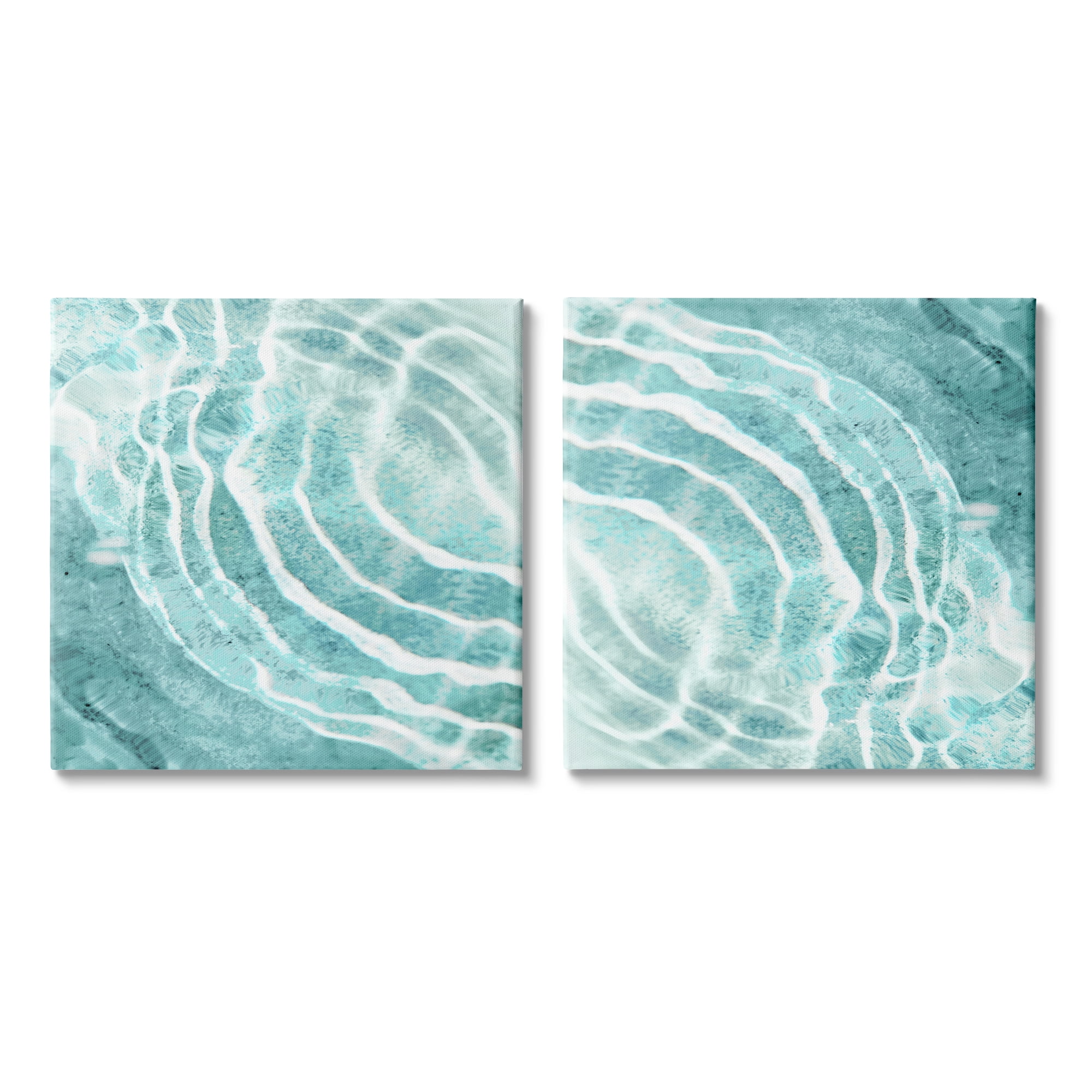 Stupell Indtries Calm Blue Water Ripples Clear Tropical Lake,17 x 17,Design by Maggie Olsen