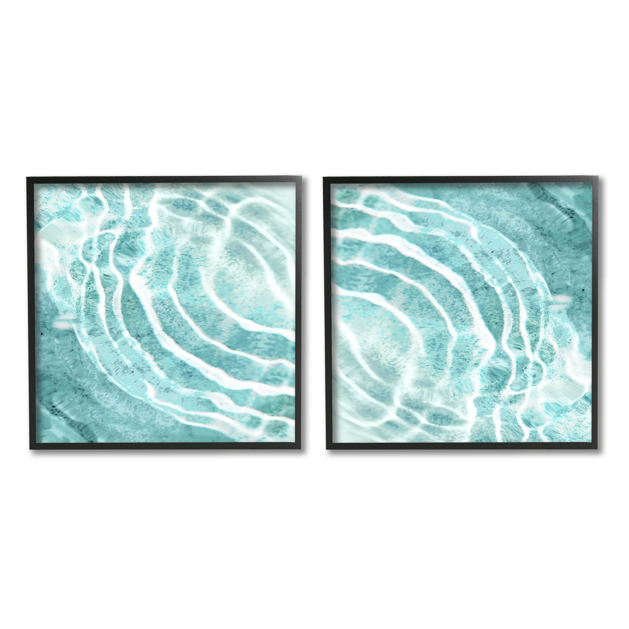 Stupell Indtries Calm Blue Water Ripples Clear Tropical Lake,17 x 17,Design by Maggie Olsen