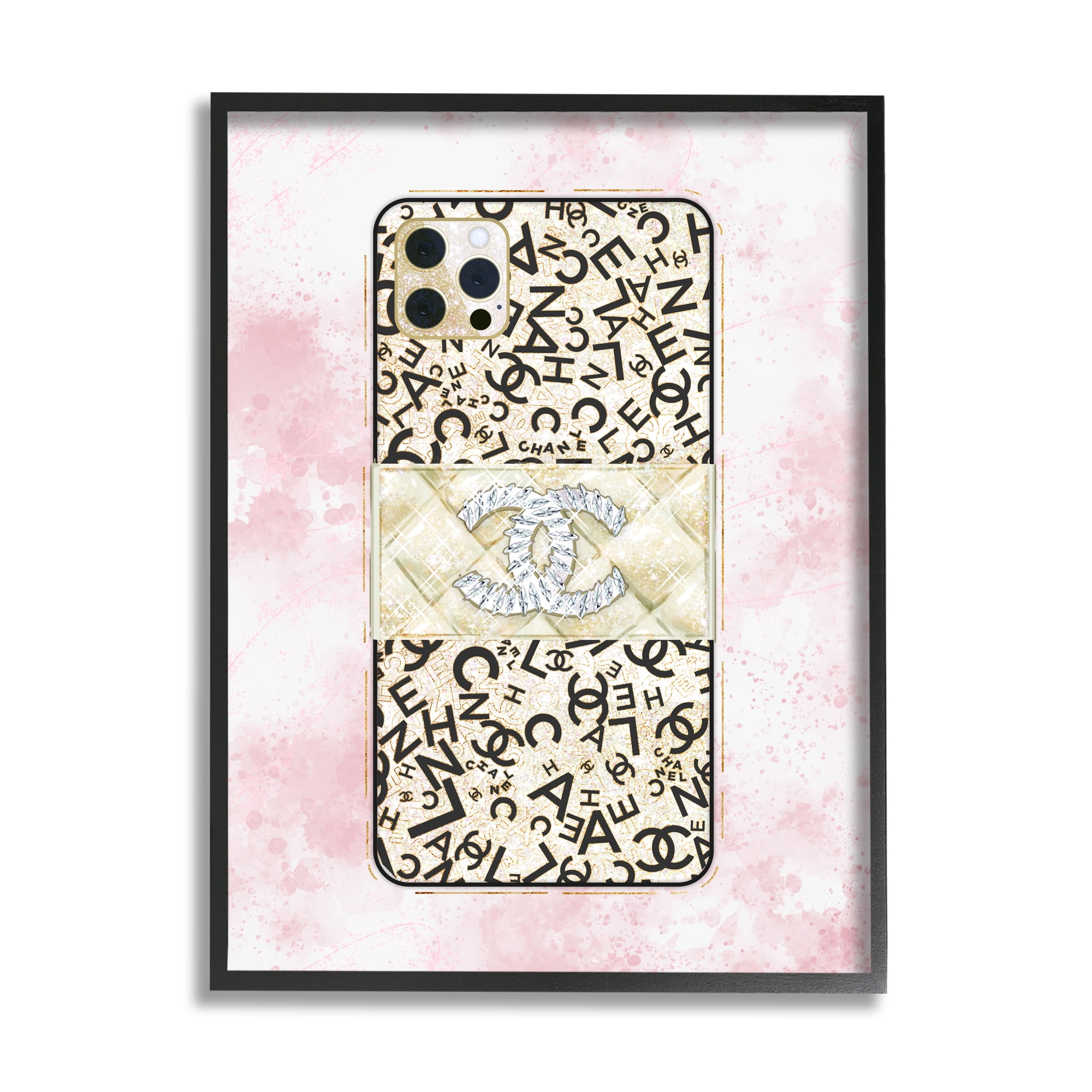 Stupell Indtries Chic Fashion Cellphone Still Life Glam Design Culture,16 x 20,Design by Ziwei Li
