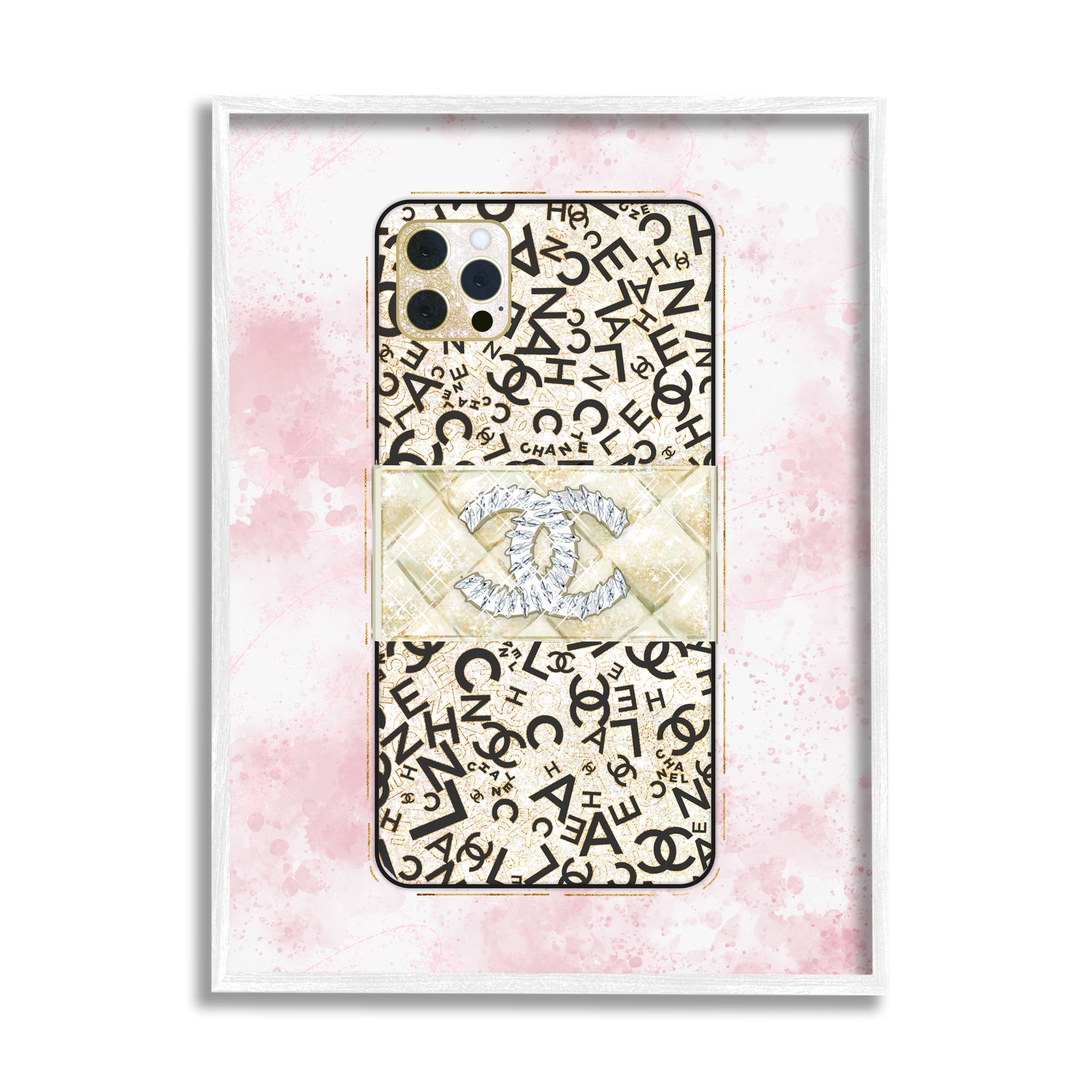 Stupell Indtries Chic Fashion Cellphone Still Life Glam Design Culture,16 x 20,Design by Ziwei Li