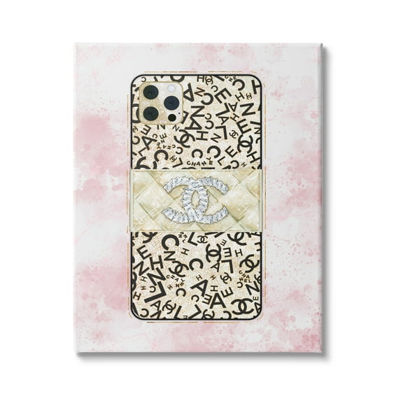Stupell Indtries Chic Fashion Cellphone Still Life Glam Design Culture,36 x 48,Design by Ziwei Li