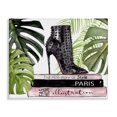 thumbnail image 1 of Stupell Industries Tropical Chic Studded Fashion Boots Monstera Palms Glam Magazine Canvas Art, 40 x 30, by Jennifer Paxton Parker, 1 of 7