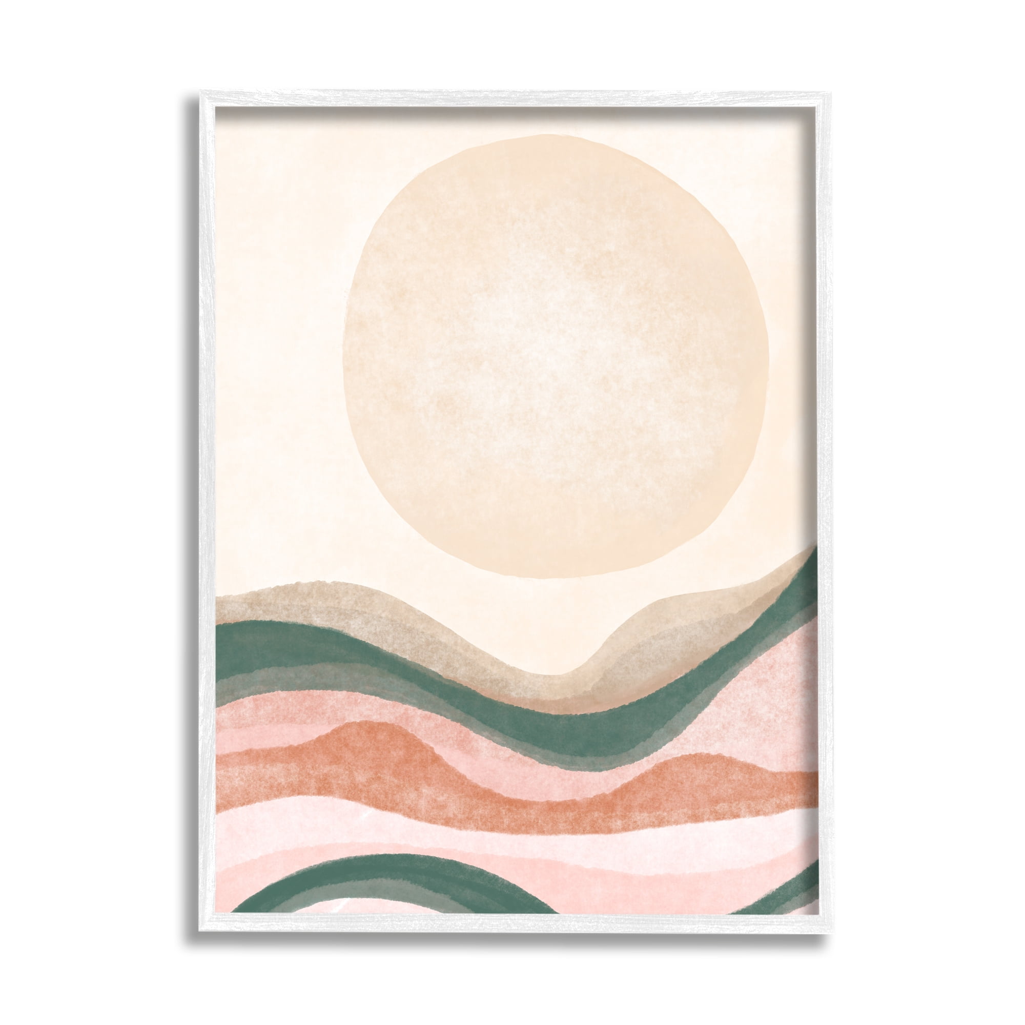 Stupell Indtries Desert Canyon Abstract Landscape Full Sun Soft Neutrals,24 x 30,Design by Daphne Polselli