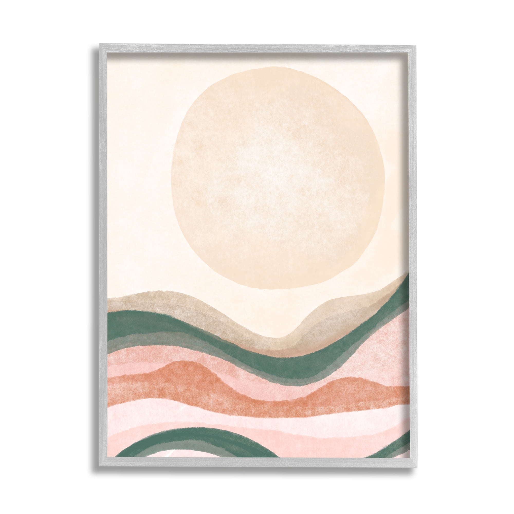 Stupell Indtries Desert Canyon Abstract Landscape Full Sun Soft Neutrals,24 x 30,Design by Daphne Polselli