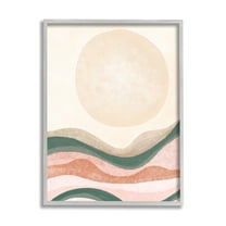 Stupell Indtries Desert Canyon Abstract Landscape Full Sun Soft Neutrals,24 x 30,Design by Daphne Polselli