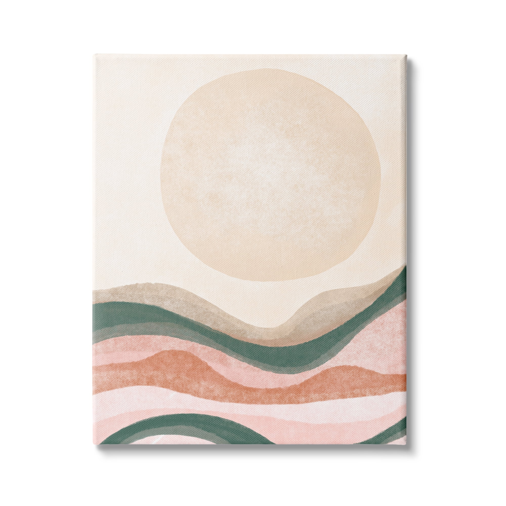 Stupell Indtries Desert Canyon Abstract Landscape Full Sun Soft Neutrals,30 x 40,Design by Daphne Polselli
