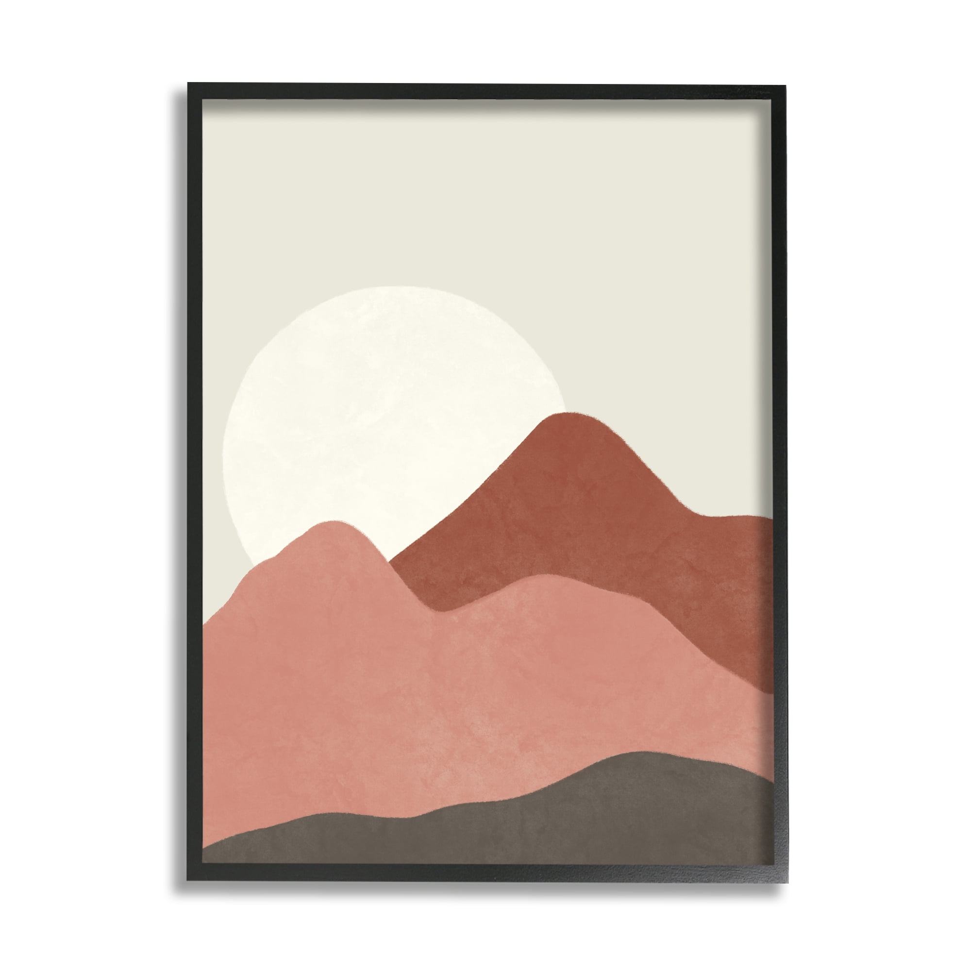 Stupell Indtries Desert Mountain Sunrise Landscape Warm Terracotta Tones,24 x 30,Design by Taylor Shannon Designs