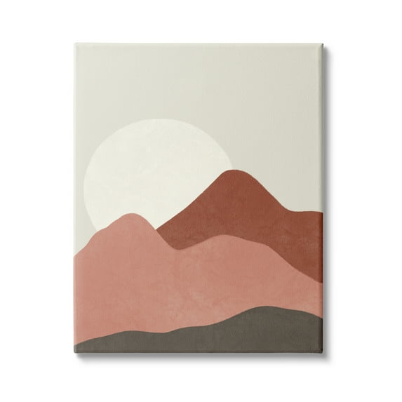 Stupell Indtries Desert Mountain Sunrise Landscape Warm Terracotta Tones,30 x 40,Design by Taylor Shannon Designs