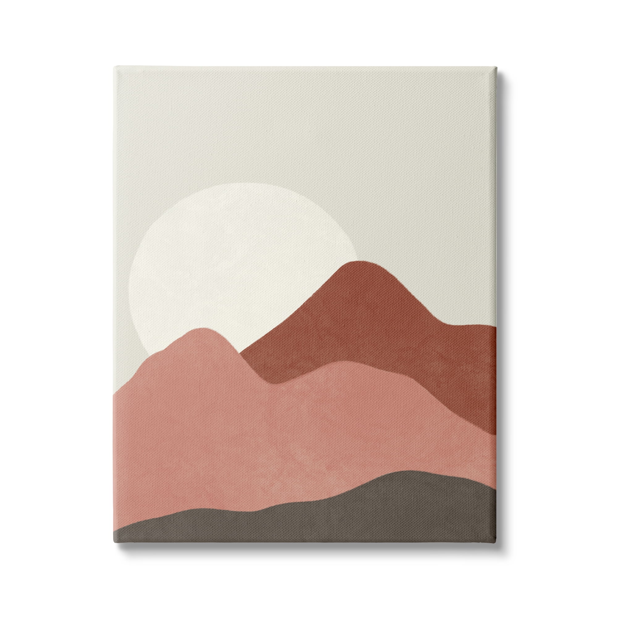 Stupell Indtries Desert Mountain Sunrise Landscape Warm Terracotta Tones,36 x 48,Design by Taylor Shannon Designs