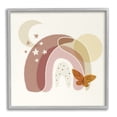 thumbnail image 1 of Stupell Indtries Dessert Moon Rainbow Starry Sky Butterfly Terracotta Tone,17 x 17,Design by Daphne Polselli, 1 of 7