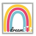 thumbnail image 1 of Stupell Indtries Dream Big Phrase Red Yellow Blue Rainbow,24 x 24,Design by Sd Graphics Studio, 1 of 7