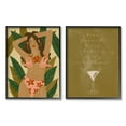 thumbnail image 1 of Stupell Indtries Dress Italian Party Caribbean Phrase Woman Tropical Bikini,11 x 14,Design by Birch&Ink, 1 of 7