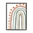 thumbnail image 1 of Stupell Indtries Earth Tone Rainbow with Red Polka Dots,11 x 14,Design by Elizabeth Medley, 1 of 7