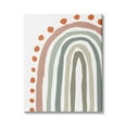 thumbnail image 1 of Stupell Indtries Earth Tone Rainbow with Red Polka Dots,36 x 48,Design by Elizabeth Medley, 1 of 6