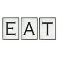 thumbnail image 1 of Stupell Indtries Eat Phrase Traditional Typography Minimal Farmhoe Kitchen,16 x 20,Design by Lettered and Lined, 1 of 5